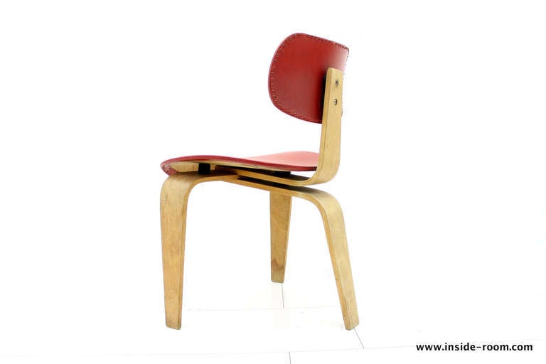 Egon Eiermann Plywood Chair SE 42, Germany 1950s In Good Condition For Sale In Frankfurt / Dreieich, DE