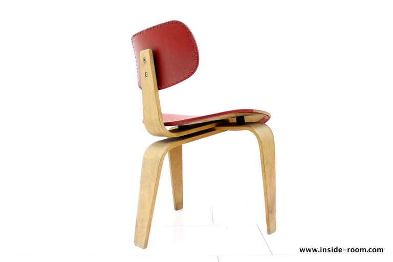 Mid-20th Century Egon Eiermann Plywood Chair SE 42, Germany 1950s For Sale