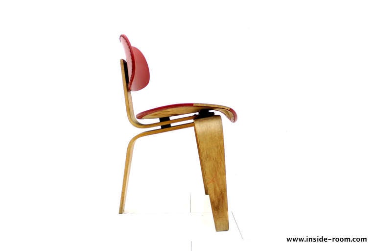 Beech Egon Eiermann Plywood Chair SE 42, Germany 1950s For Sale