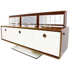 Rare Rosewood Sideboard With Electric Bar Like 007, 1970´s