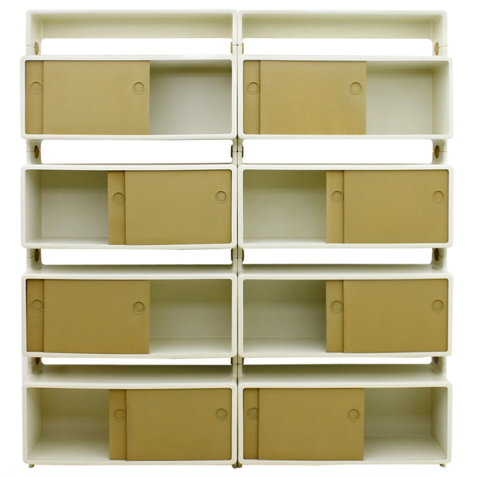 Very Rare Freestanding Shelf by Ernest Igl for Wilhelm Werndl, Germany, 1970 For Sale