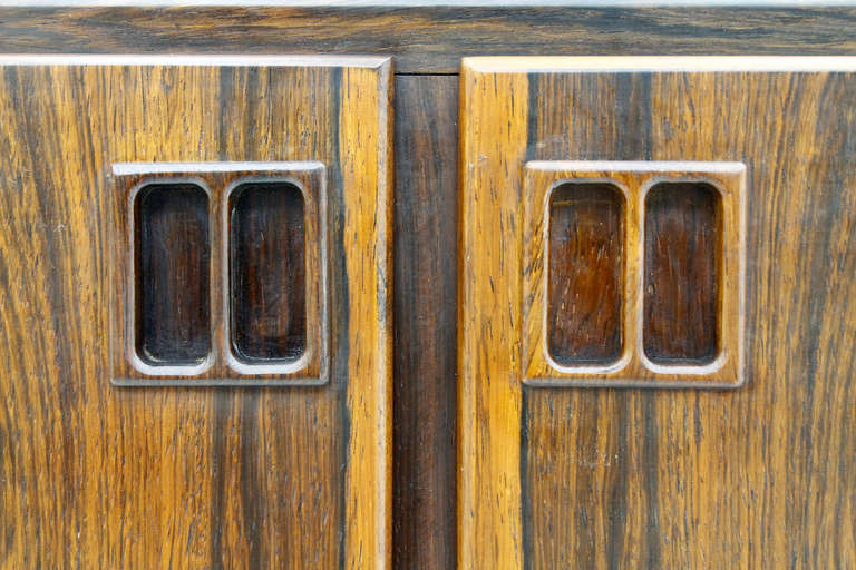 Mid-20th Century Danish Rosewood Credenza by Pedersen & Son, 1960s