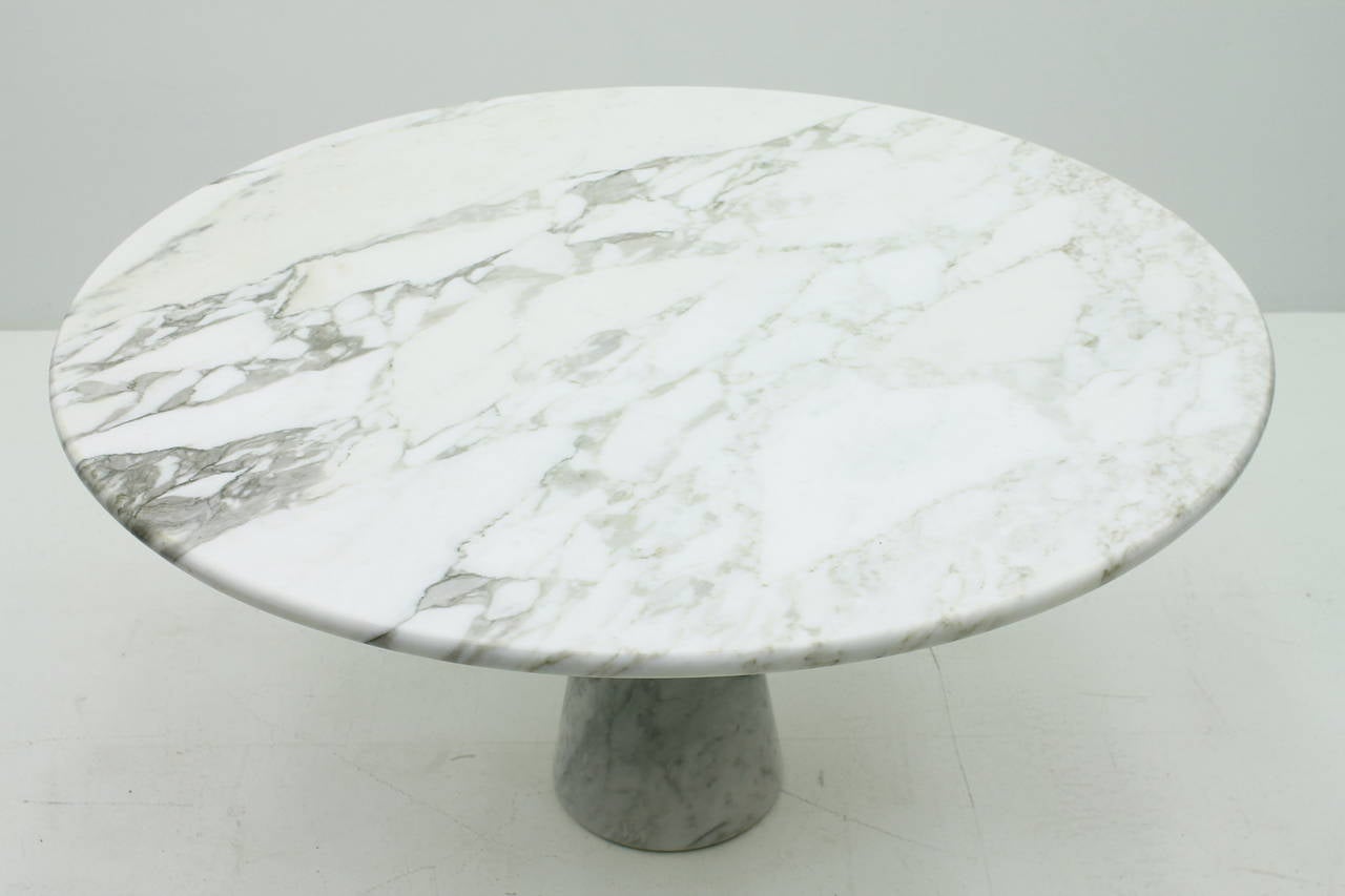 Mid-20th Century Angelo Mangiarotti Marble Dining Table M1, Italy, 1969