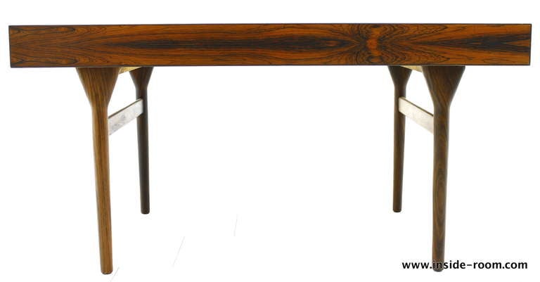 Nanna Ditzel Rosewood Writing Desk, Denmark 1