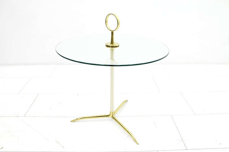 Metal Cesare Lacca Side Table