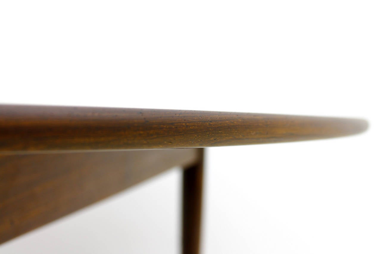 Rosewood Dining Table by Grete Jalk for Jeppesen, Denmark 1960´s In Excellent Condition In Frankfurt / Dreieich, DE
