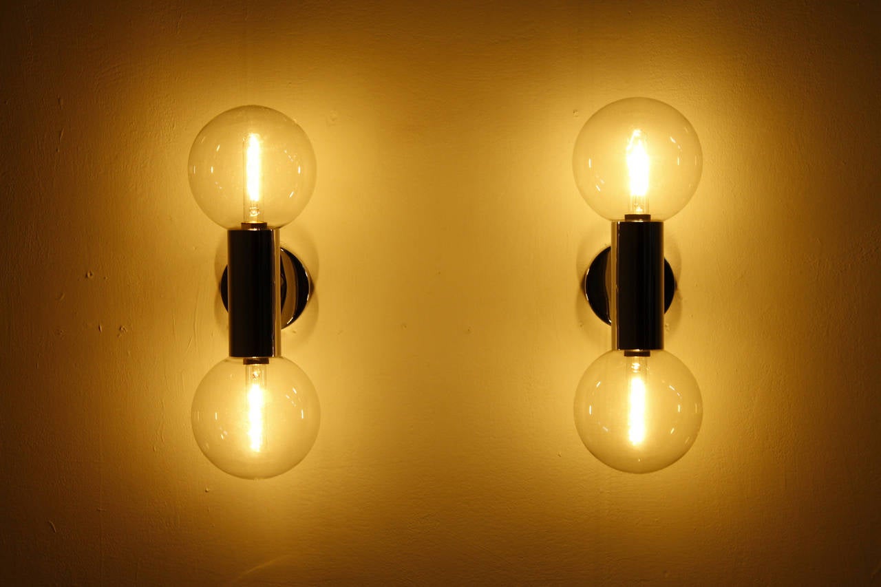 German Pair of Wall Lights by Motoko Ishii for Staff, 1970s