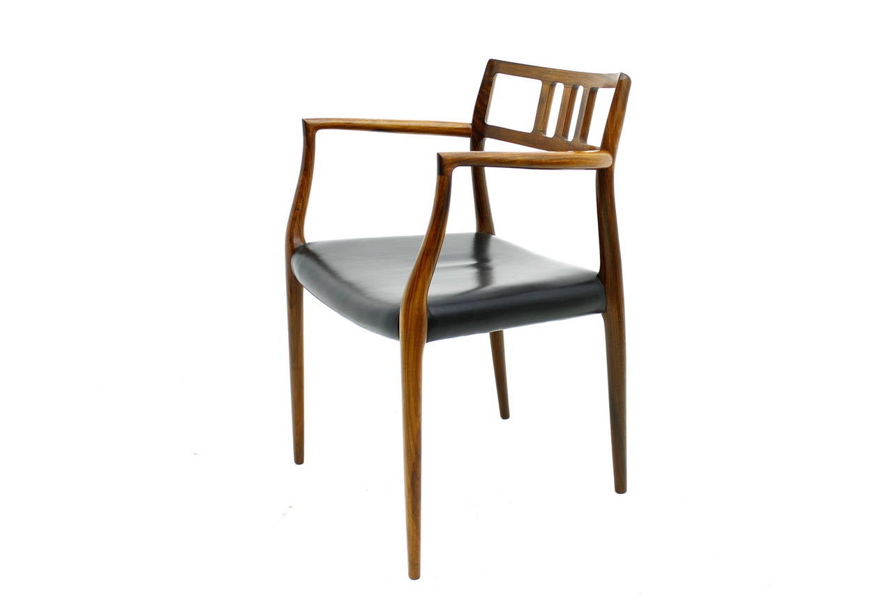 Exclusive Danish Rosewood Dining Room Set by Niels O. Møller, 1960s For Sale 1