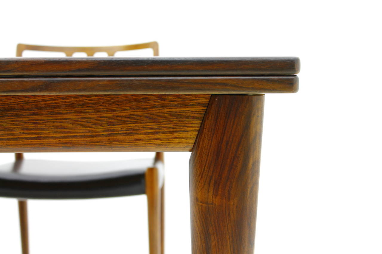 Exclusive Danish Rosewood Dining Room Set by Niels O. Møller, 1960s For Sale 4