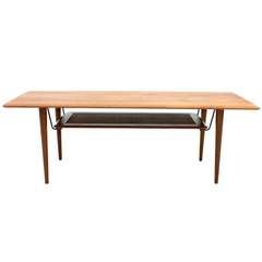 Teak Sofa Table by Peter Hvidt 
Orla Molgaard Nielsen, Denmark