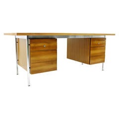 Florence Knoll Doppelsockel-Schreibtisch