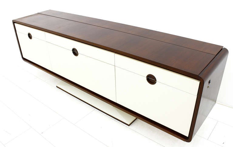 A rare Rosewood Sideboard with Electric Bar like 007 2
