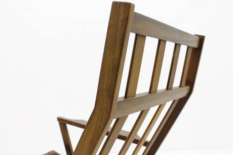 Poul Volther Rocking Chair, Frem Rojle Denmark, 1960`s In Good Condition In Frankfurt / Dreieich, DE