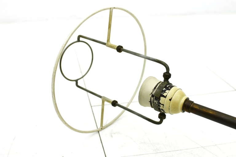 Mid-20th Century Floor Lamp by Kalmar in Brass Austria 1950s For Sale