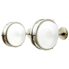 A Pair Sigma Wall Sconces by Sergio Mazza