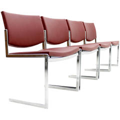 Jørgen Kastholm Dining Room Chairs JK 770, Kill International, Denmark, 1970