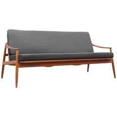 Filigran Sofa by Hartmut Lohmeyer for Wilkhahn, 1956, Mid-Century Modern Design