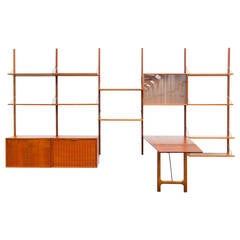 Shelving System by Poul Cadovius Royal Teak Mid-Century Danish Modern Design