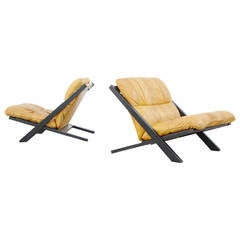 Ueli Berger Lounge Chair Set for De Sede Mid-Century Modern Design