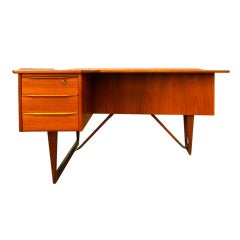 Desk by Peter Løvig Nielsen 1956 Teak Danish Modern