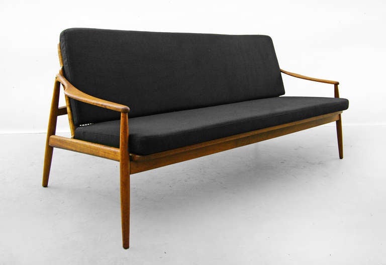 Hartmut Lohmeyer Suite For Wilkhahn Teak Sofa Easy Chair 1956 In Good Condition In Berlin, DE