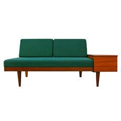 Vintage Sofa | Daybed By Swane Norway Teak Midcentury Modern 60s Table