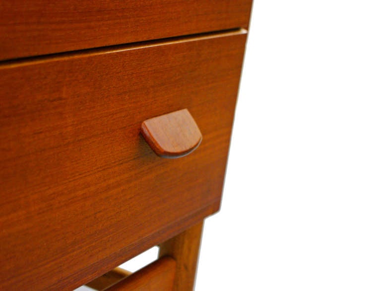 Mid-Century Modern Chest of Drawers by Poul Volther F17 Teak FDB Møbler Danish Modern 60's Denmark
