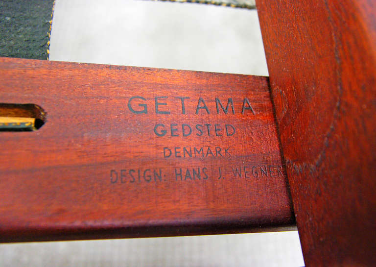 Pair of Teak Easy Chairs by Hans Wegner for Getama, Ge-270, Danish Modern, 1950's / 1960's 1