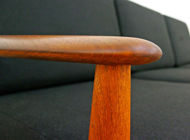 Sofa by Grete Jalk, Model 118, Teak, Danish Modern, Cado Denmark, 1950's - 1960's In Excellent Condition In Berlin, DE