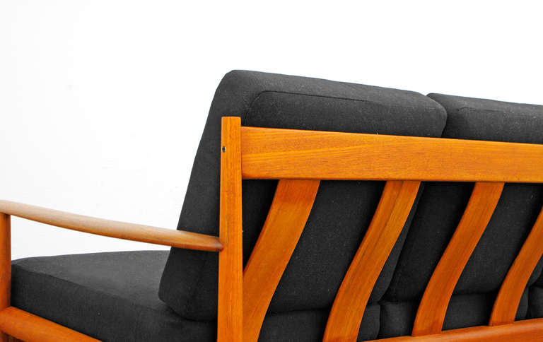 Sofa by Grete Jalk, Model 118, Teak, Danish Modern, Cado Denmark, 1950's - 1960's 2