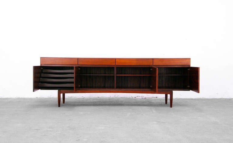 Sideboard by IB Kofod Larsen Modell FA-66 Rosewood Danish Mid-Century Modern, 1960s In Excellent Condition In Berlin, DE