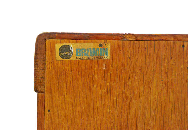Sideboard by H.W. Klein for Bramin Danish Mid-Century Modern Oak Credenza 6