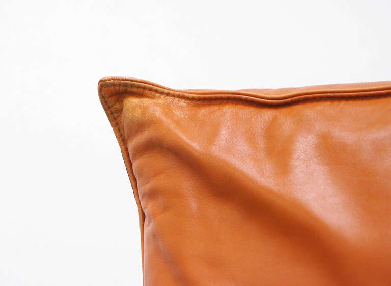 Loungesessel von Vittorio Varo, Italien, Design Chatpard, cognacfarbenes Leder, 1970er Jahre 1
