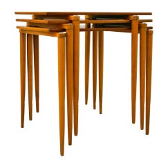 Filigran Nesting Tables By Opal Germany 50s