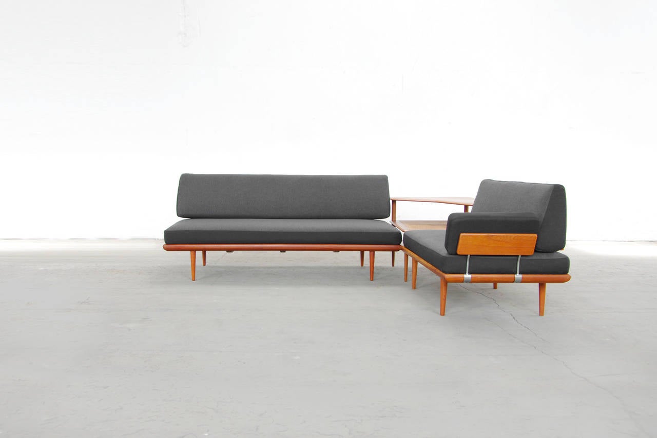 Sofa and Seating Group by P. Hvidt & O.M. Nielsen Minerva Teak Danish Modern 2