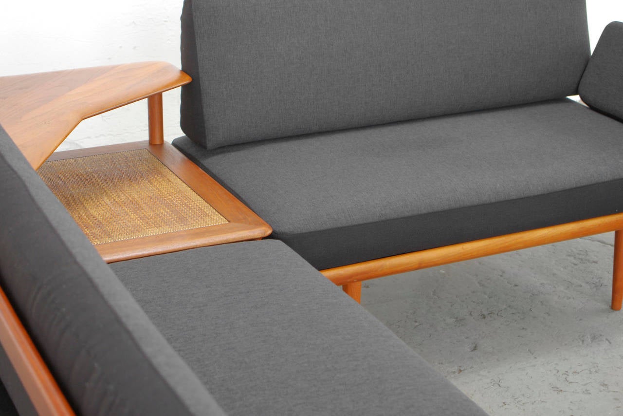 Sofa and Seating Group by P. Hvidt & O.M. Nielsen Minerva Teak Danish Modern 4