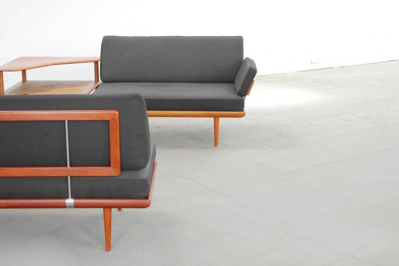 Sofa and Seating Group by P. Hvidt & O.M. Nielsen Minerva Teak Danish Modern 3