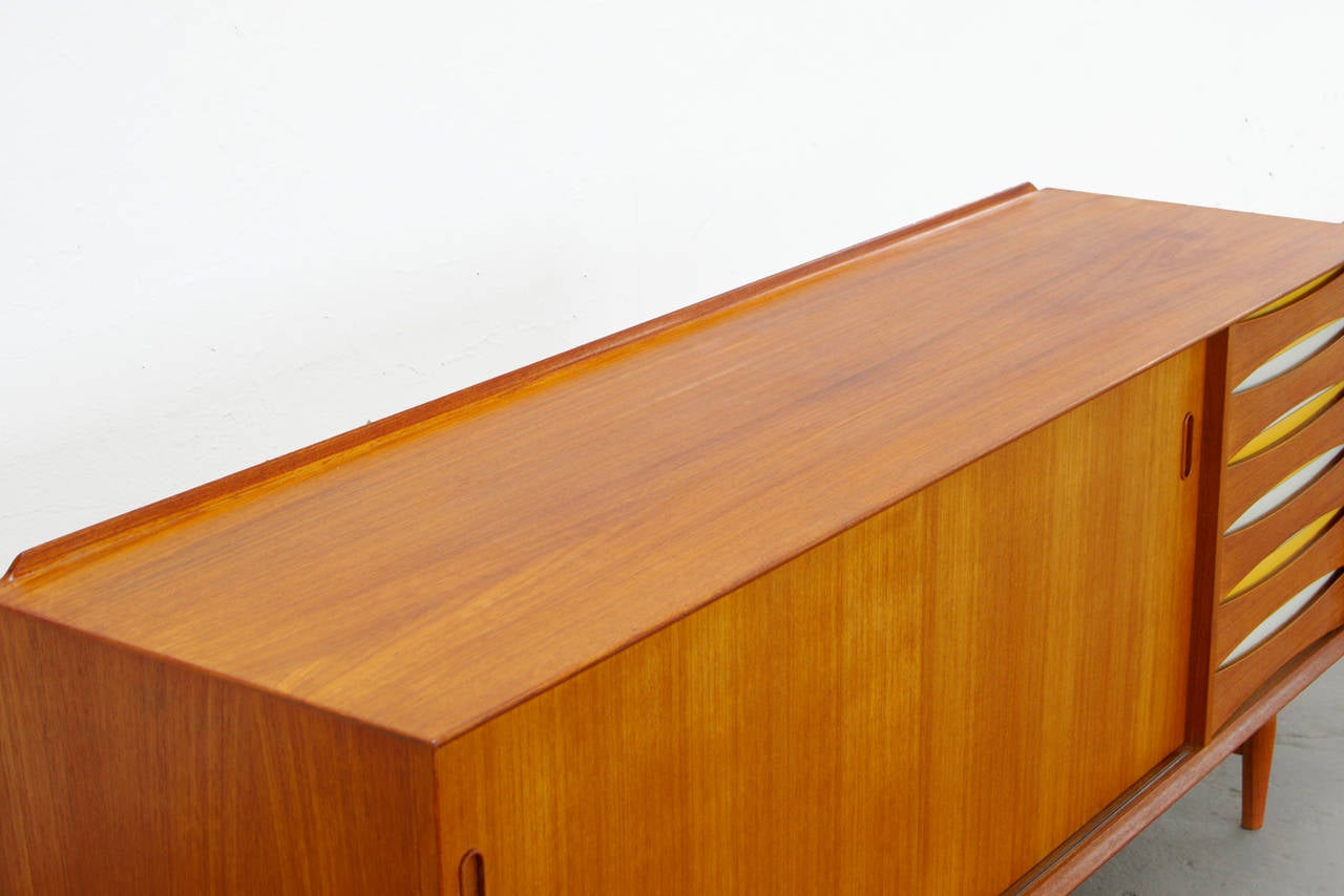 Sideboard by Arne Vodder OS 29 for Sibast Teak Credenza, Danish Modern Design 4