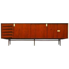 Sideboard by Edmoudo Palutari for Dassi Italy Teak credenza Mid Century Modern