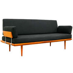 Daybed Sofa by Peter Hvidt & O. Mølgaard Nielsen France & Søn Teak Danish Modern