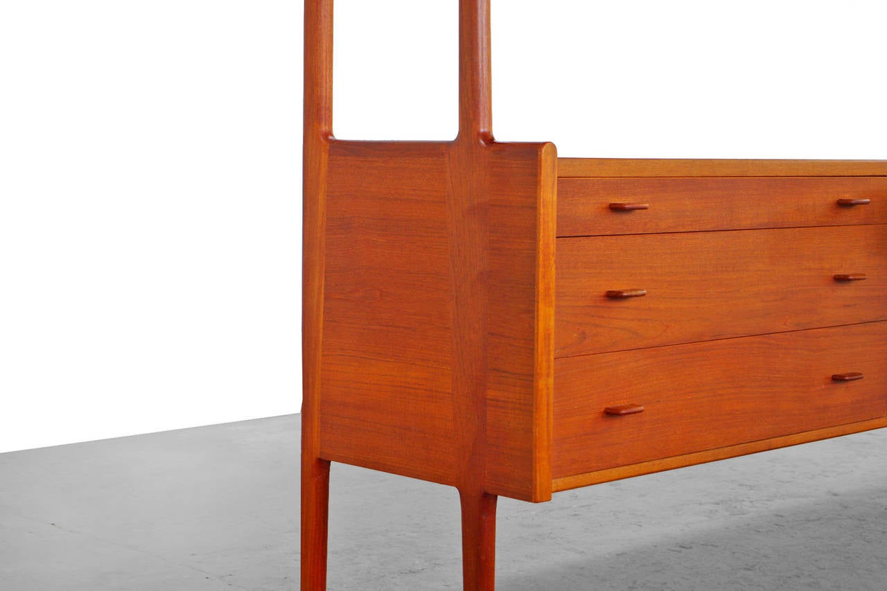 Hans Wegner Teak Buffet Highboard Mid-Century Danish Modern Design 2