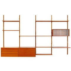 Wall Unit by Poul Cadovius 1958 Royal System Teak Cado, Mid Century