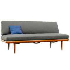 Daybed Sofa by Peter Hvidt & O. M. Nielsen, Teak, 1960s Danish Modern, France & Son