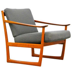 Easy Chair by P. Hvidt, FD 130, France & Son Teak Mid Century Danish Modern 60s