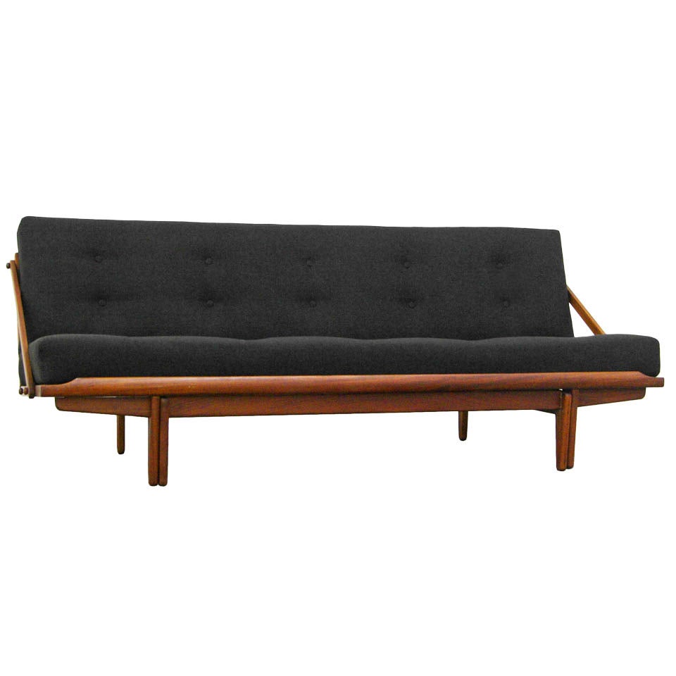 Sofa Daybed by Poul M. Volther, Teak, Mid-Century Danish Modern, 1960s