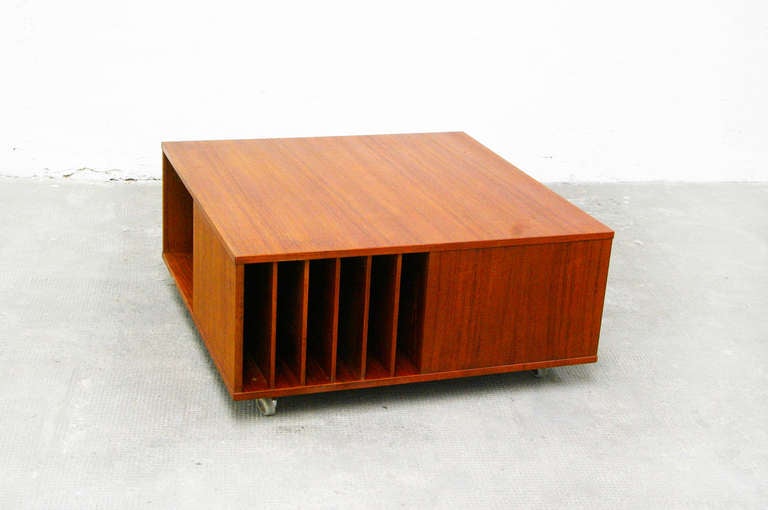 Mid-20th Century Coffee Table Cubus by Peter Lovig Nielsen, Mid-Century Danish Modern Teak