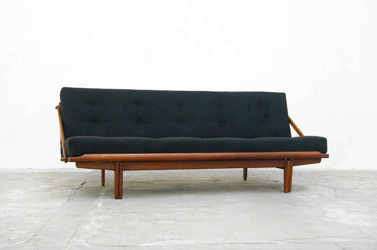 Mid-Century Modern Sofa Daybed by Poul M. Volther, Teak, Mid-Century Danish Modern, 1960s