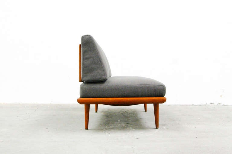 Daybed Sofa by Peter Hvidt & O. M. Nielsen, Teak, 1960s Danish Modern, France & Son 3
