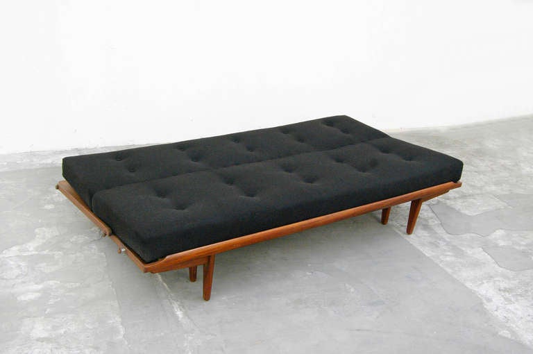 Sofa Daybed by Poul M. Volther, Teak, Mid-Century Danish Modern, 1960s In Excellent Condition In Berlin, DE
