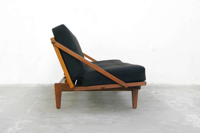 Sofa Daybed by Poul M. Volther, Teak, Mid-Century Danish Modern, 1960s 1